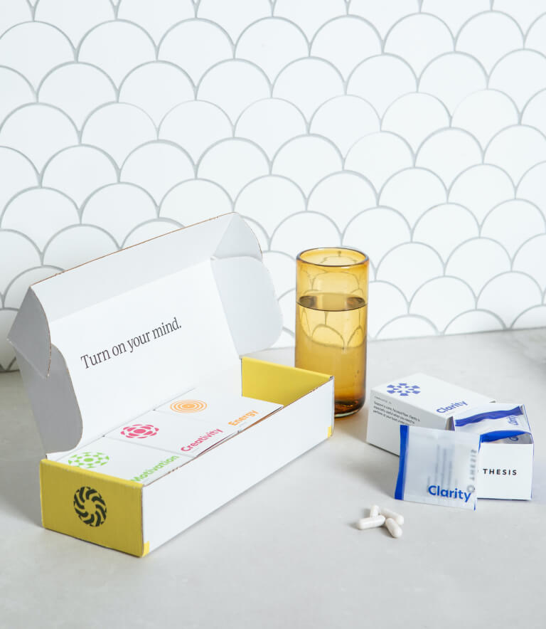 Turn on Your Mind. Vitamins in Capsules